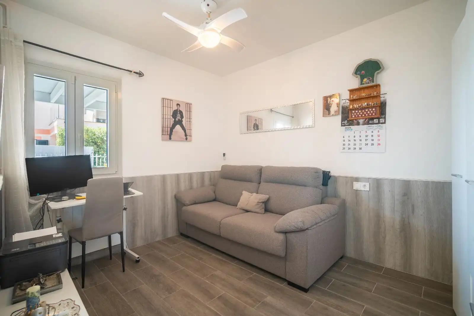 Sala d'estar de Casa adosada en venda en Alcúdia amb Aire condicionat, Calefacció i Jardí privat