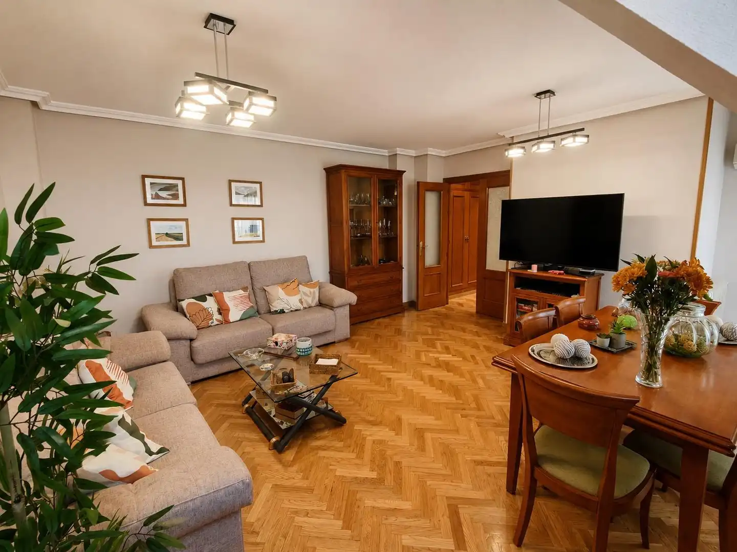 Sala de estar de Dúplex en venta en Getafe con Aire acondicionado, Calefacción y Terraza