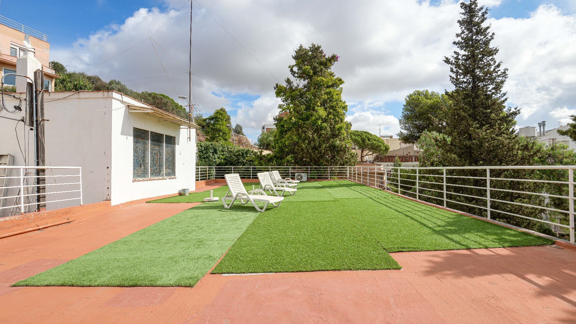 Terrace of House or chalet for sale in  Barcelona Capital  with Air Conditioner, Heating and Swimming Pool