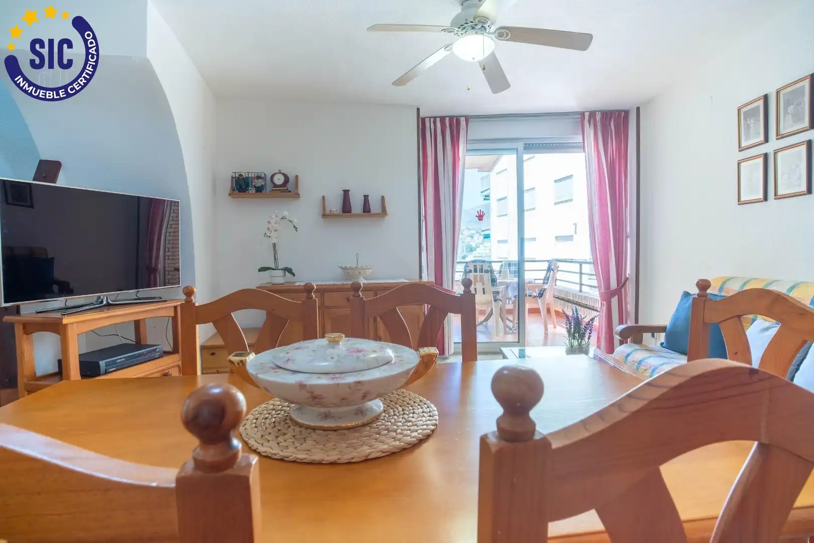 Menjador de Apartament en venda en Oropesa del Mar / Orpesa amb Terrassa i Moblat