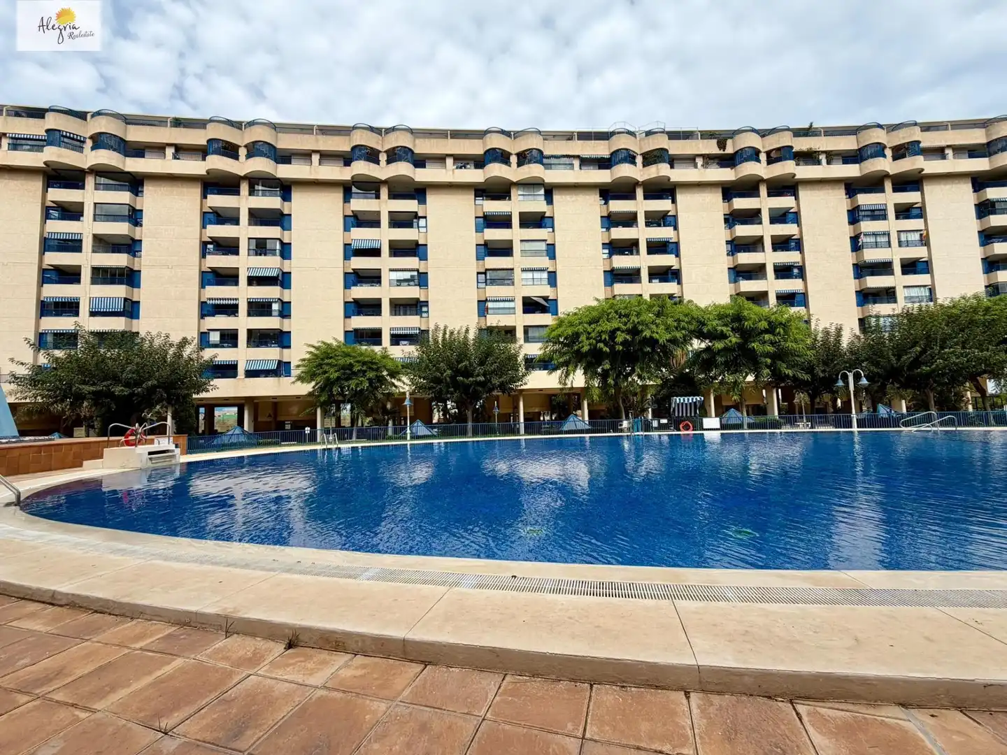 Swimming pool of Apartments for rent in La Patacona