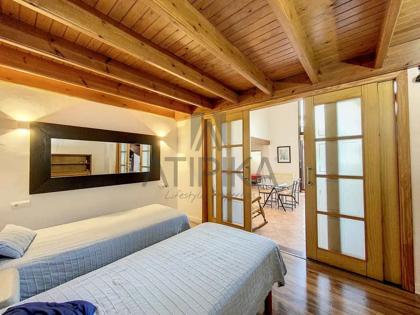 Schlafzimmer von Wohnung zum Verkauf in Sant Lluís mit Klimaanlage, Terrasse und Möbliert