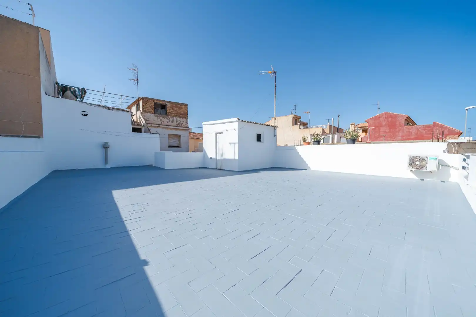 Terrassa de Casa adosada en venda en Pilar de la Horadada amb Aire condicionat