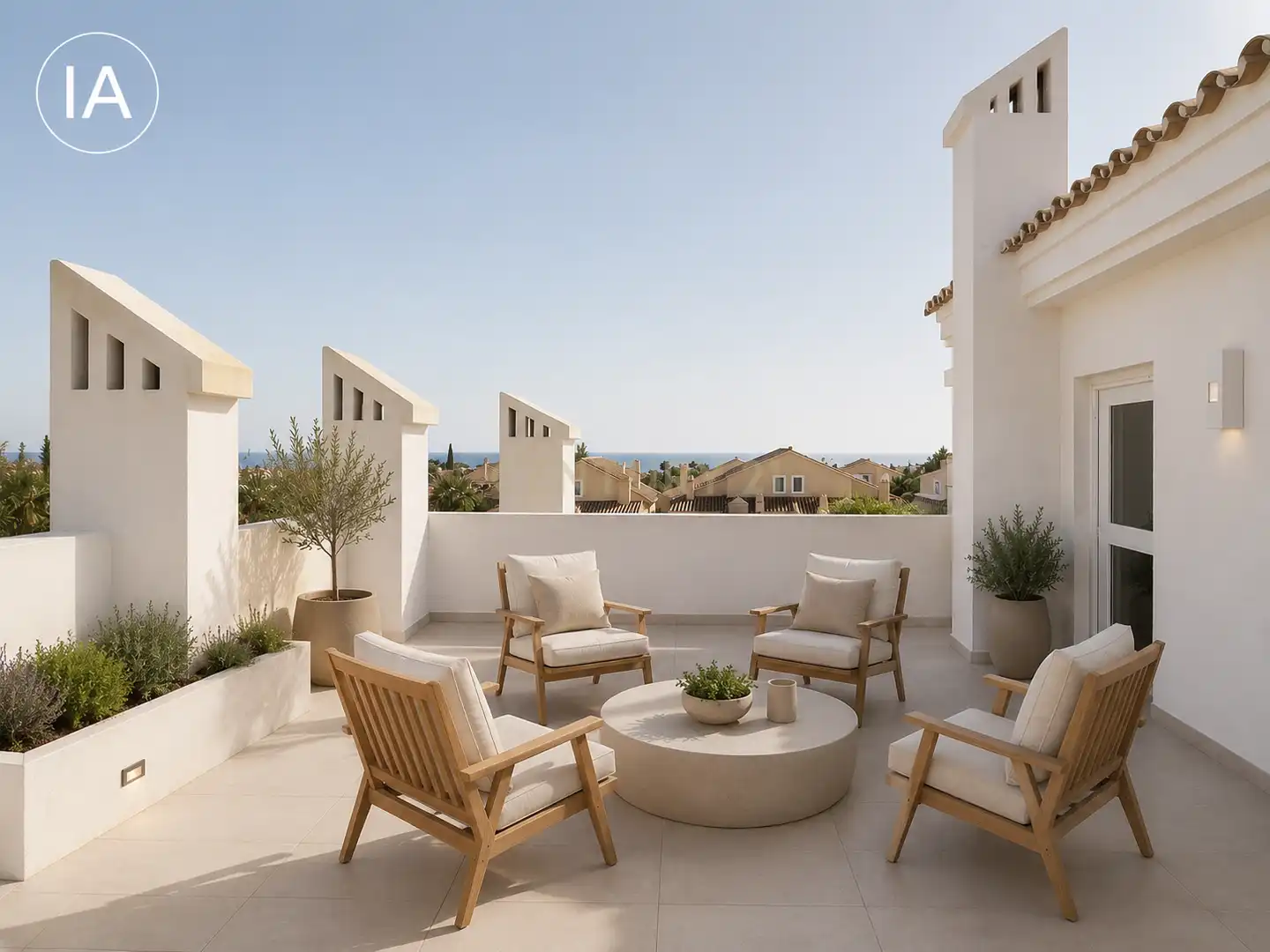 Terraza de Dúplex en venta en Marbella con Aire acondicionado, Jardín privado y Trastero
