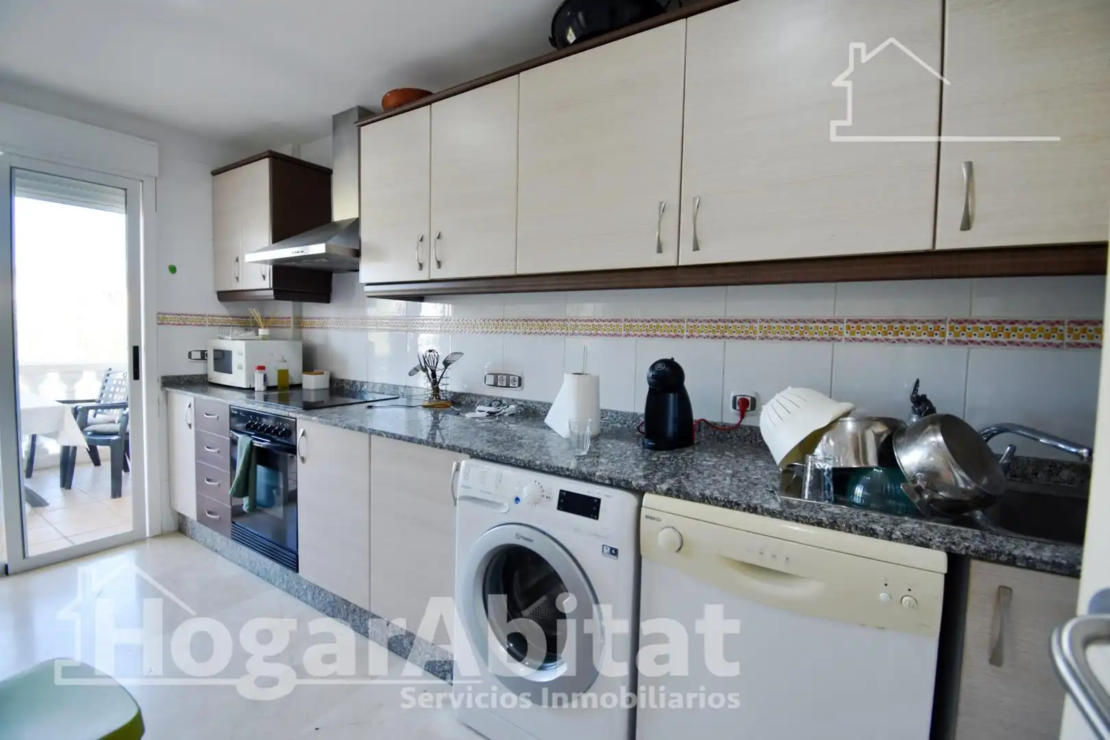 Kitchen of Detached homes for sale in Oliva  with Air Conditioner, Private garden and Terrace
