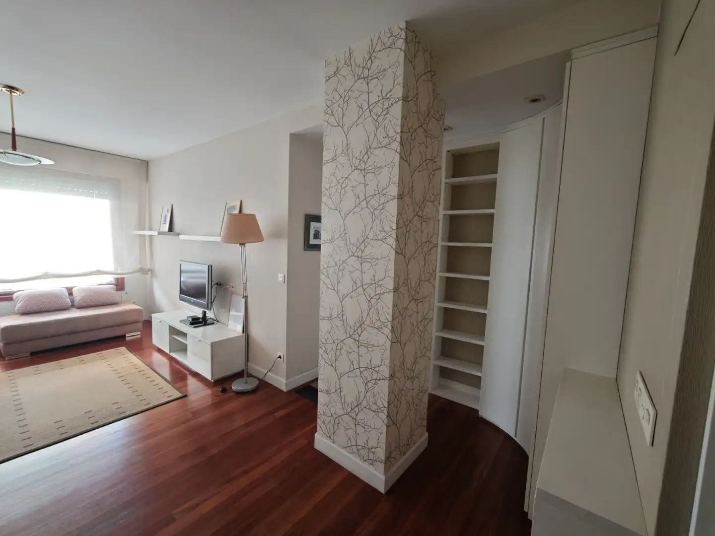 Sala de estar de Piso de alquiler en Bilbao  con Calefacción, Amueblado y Horno
