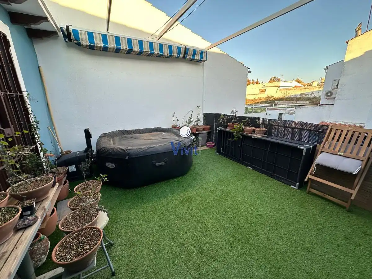Terraza de Casa o chalet en venta en Alcalá de Guadaira con Aire acondicionado, Jardín privado y Terraza