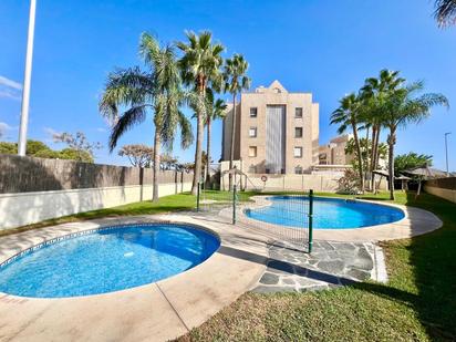 Swimming pool of Planta baja for sale in Málaga Capital  with Air Conditioner, Heating and Terrace