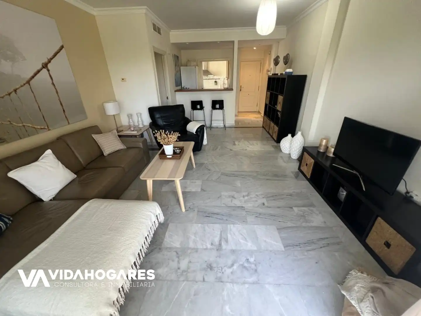 Sala d'estar de Pis en venda en Rota amb Terrassa, Piscina i Moblat