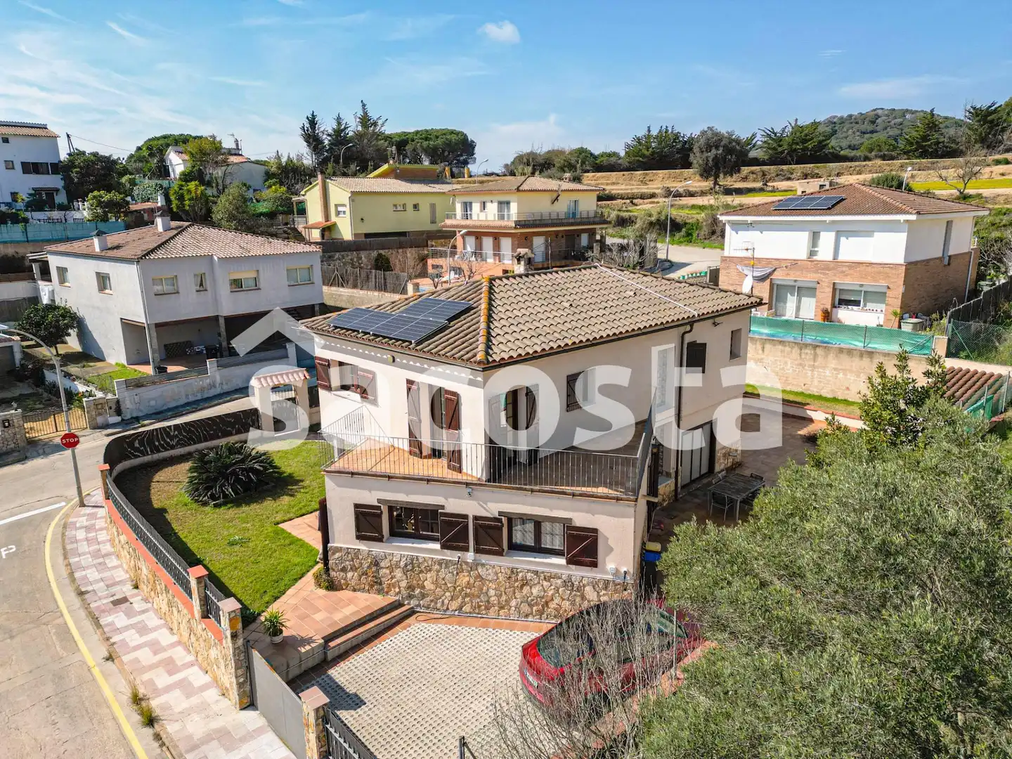 Vista exterior de Casa o xalet en venda en Blanes amb Aire condicionat, Calefacció i Jardí privat