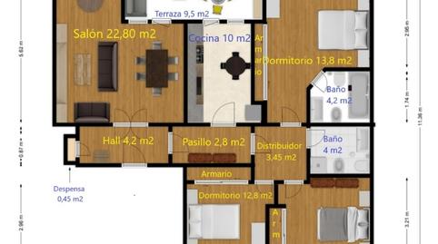 Foto 4 de Pis en venda a Vía Romana, Segovia Capital