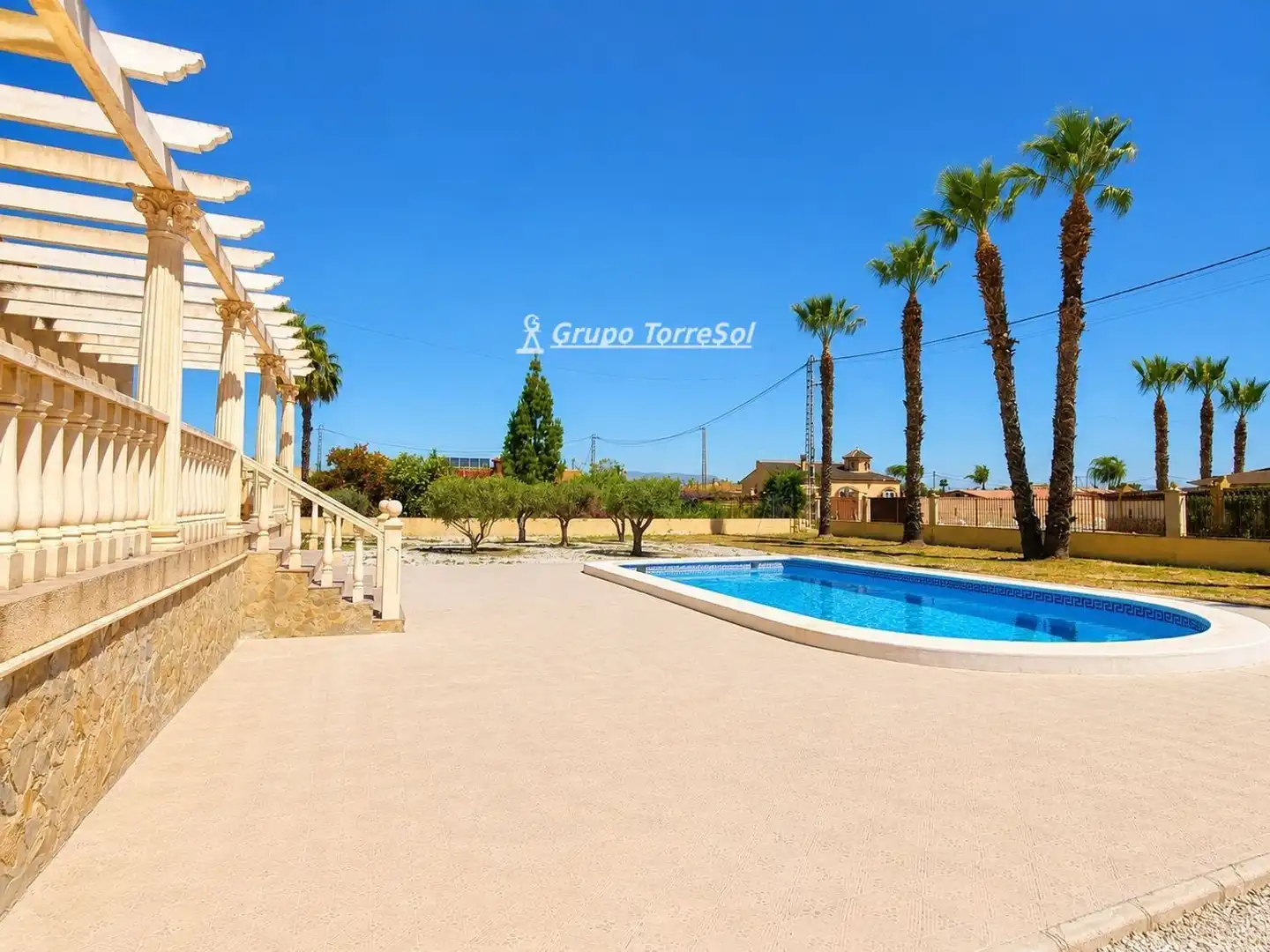 Piscina de Casa o xalet en venda en Catral amb Calefacció, Jardí privat i Terrassa