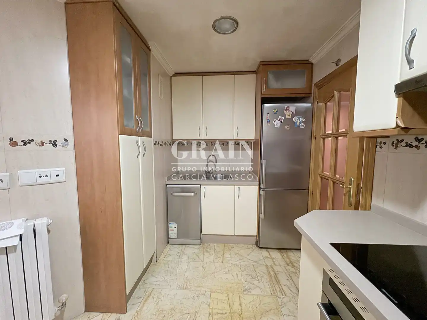 Kitchen of Flat for sale in Albacete  with Air Conditioner, Heating and Parquet flooring