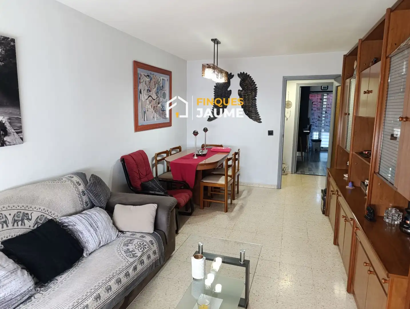 Sala de estar de Piso en venta en Lleida con Aire acondicionado, Calefacción y Terraza