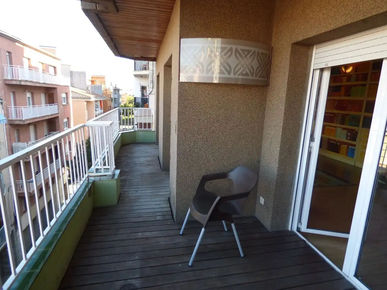 Terrasse von Wohnung zur Miete in Girona mit Heizung, Parkett und Terrasse