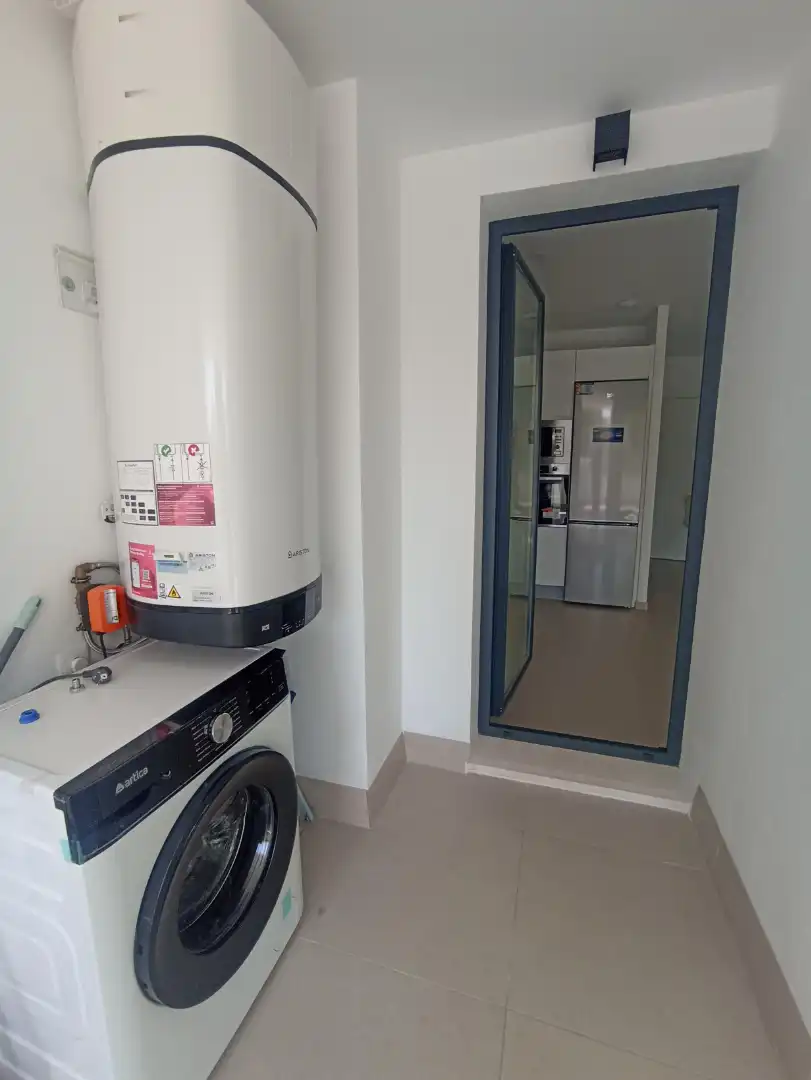 Kitchen of Flat for rent in Sevilla  with Air Conditioner, Terrace and Storage room