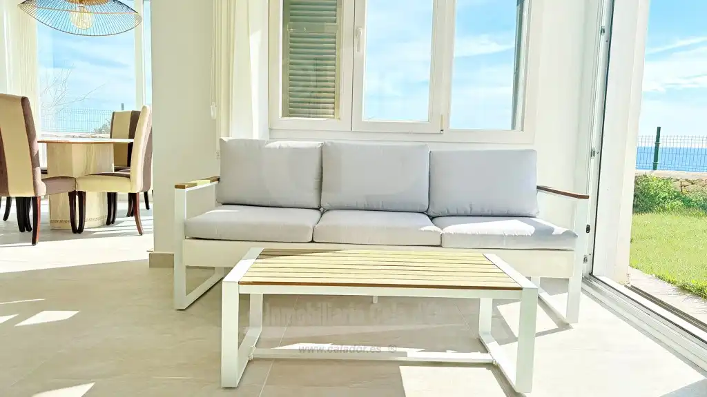 Terrasse von Wohnungen zum Verkauf in Santanyí mit Klimaanlage, Privatgarten und Terrasse