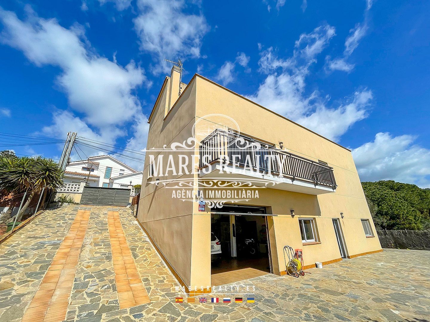 Exterior view of House or chalet for sale in Mataró  with Air Conditioner, Heating and Private garden