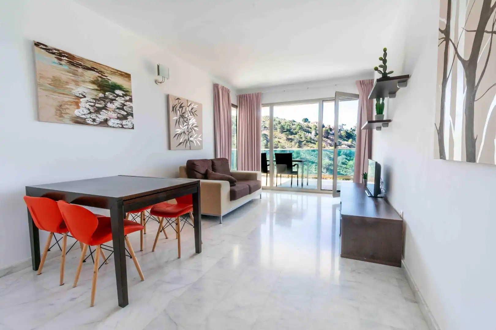 Living room of Apartments for sale in Benidorm  with Heating, Terrace and Swimming Pool