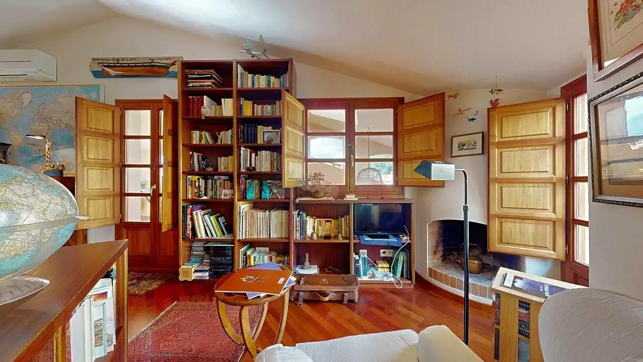Sala de estar de Finca rústica en venta en Collbató con Aire acondicionado, Calefacción y Terraza