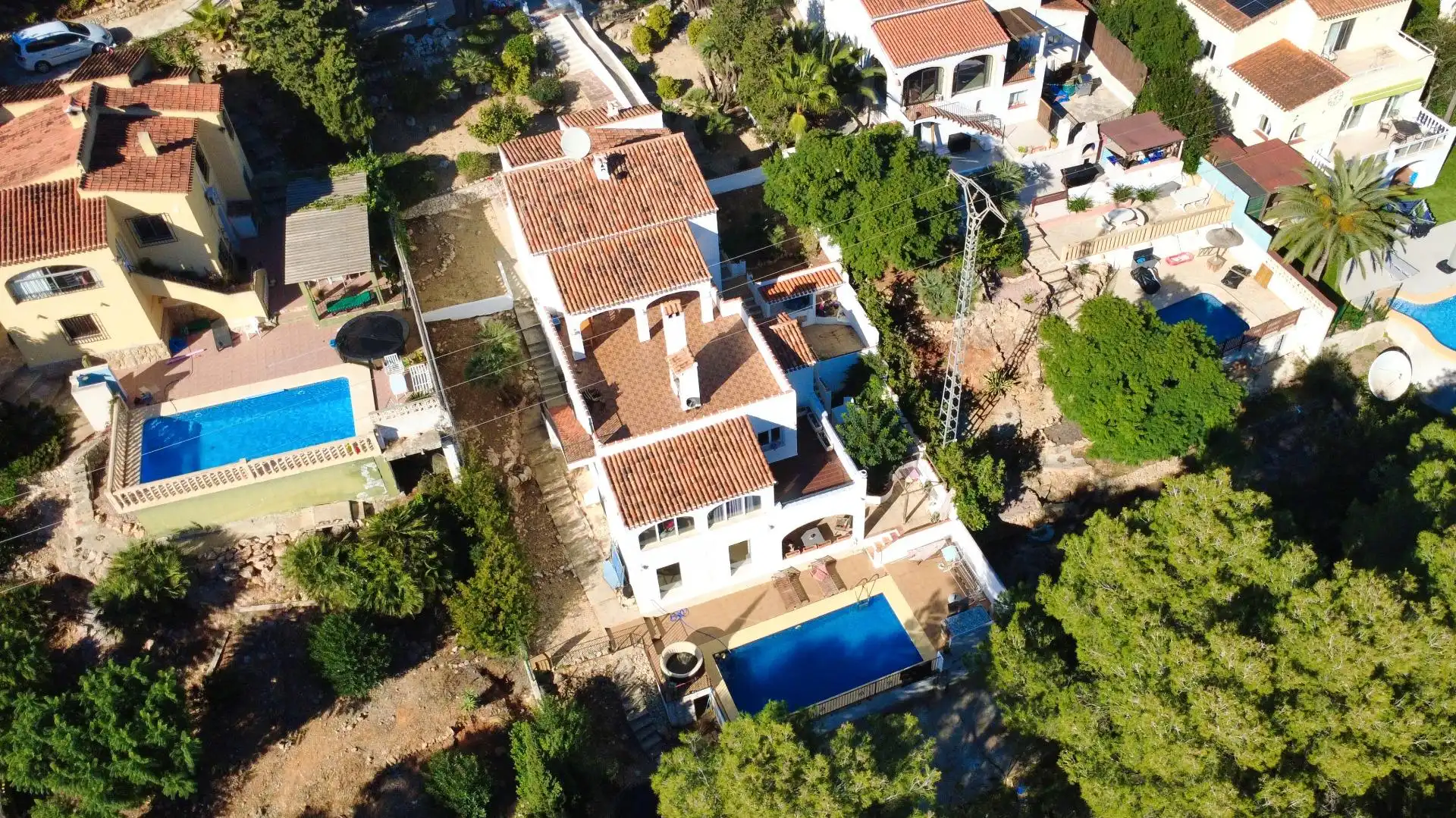 Exterior view of Houses for sale in Jávea / Xàbia  with Air Conditioner, Heating and Private garden