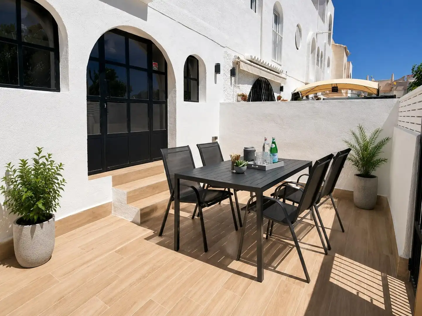 Terrace of Houses for rent in El Campello  with Heating, Terrace and Furnished
