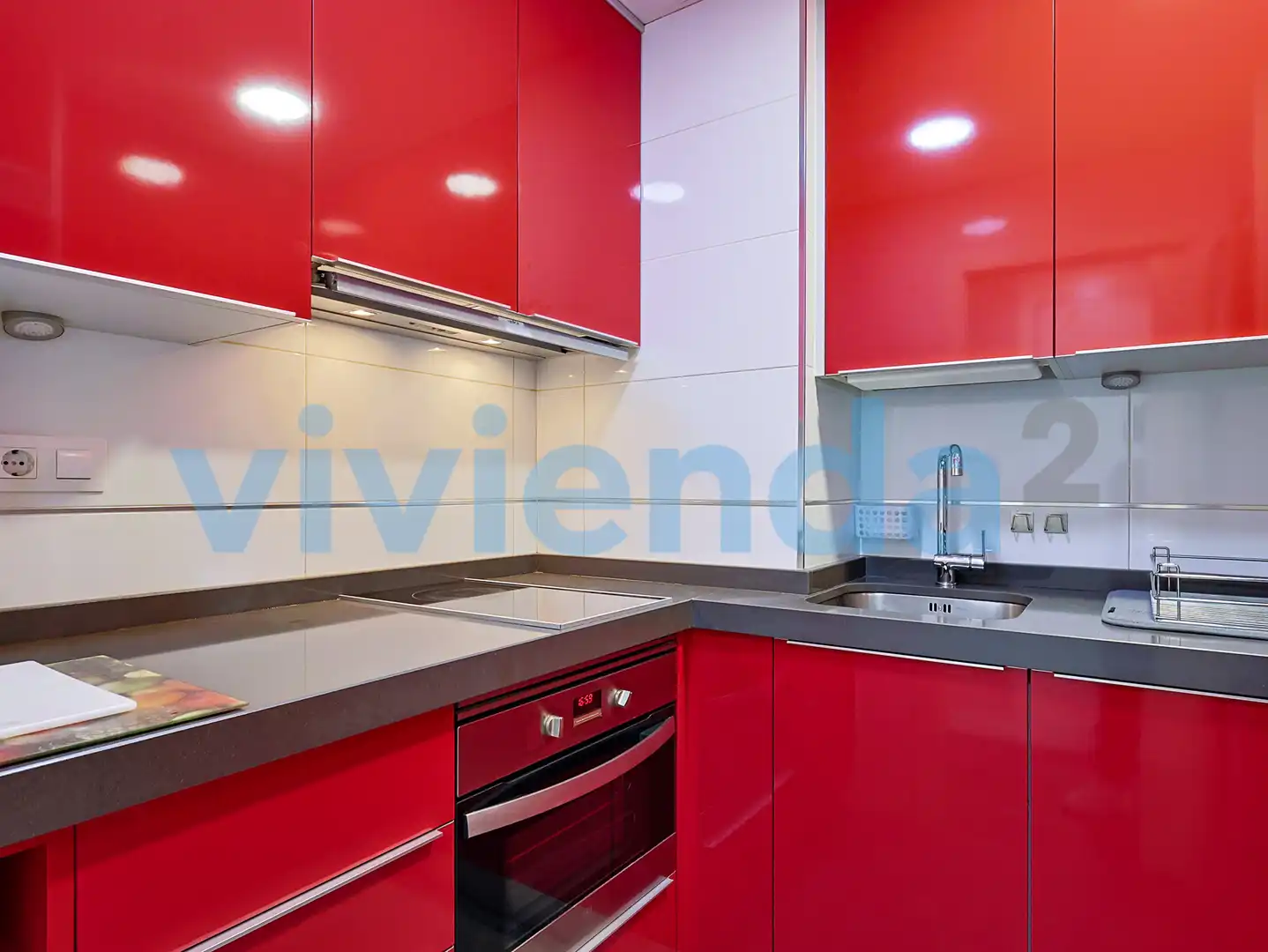 Küche von Wohnung zur Miete in Madrid mit Klimaanlage, Heizung und Terrasse
