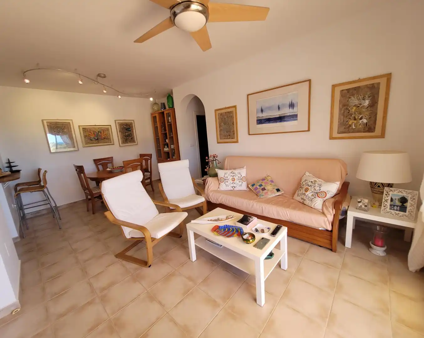Living room of Apartments for sale in Mojácar  with Air Conditioner, Heating and Terrace