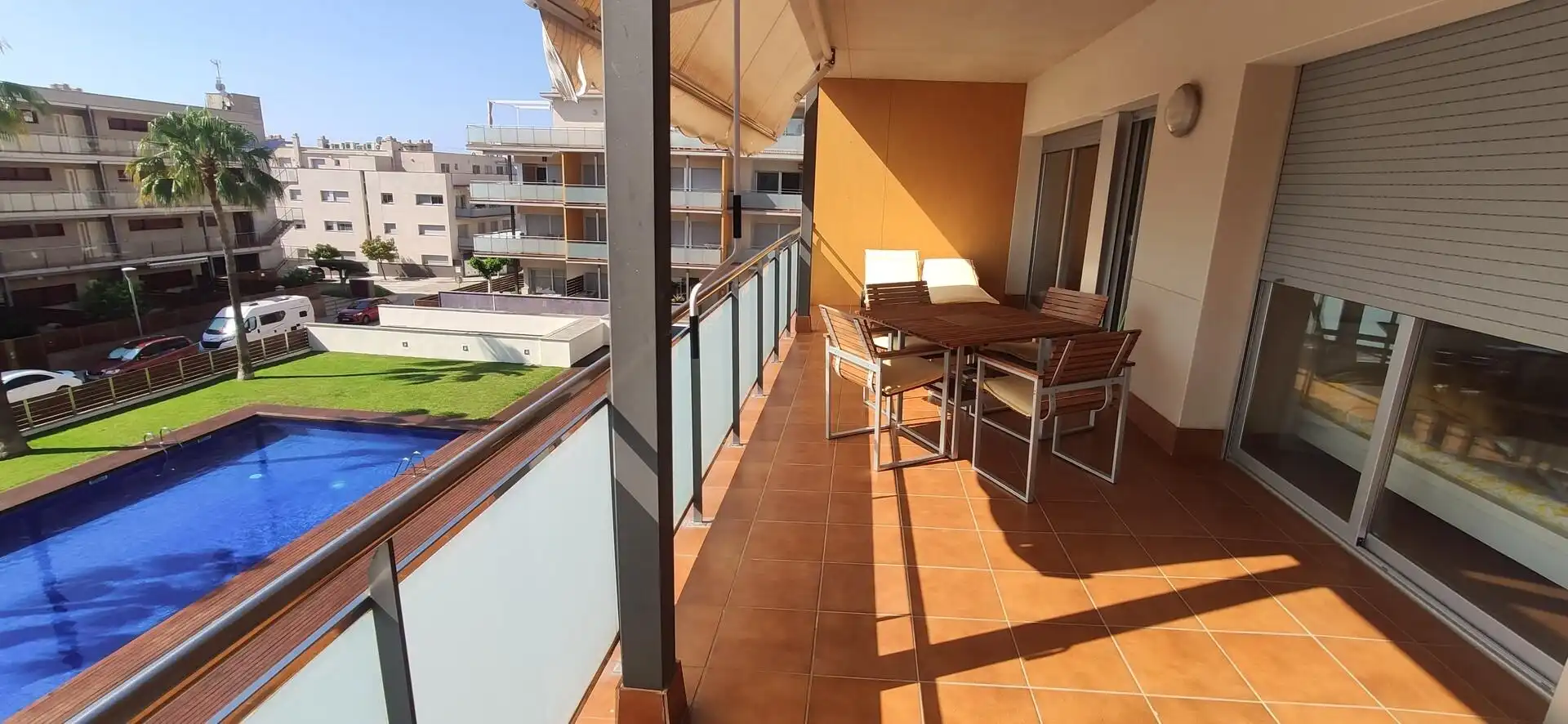 Terrace of Flat for rent in La Ràpita  with Terrace and Furnished