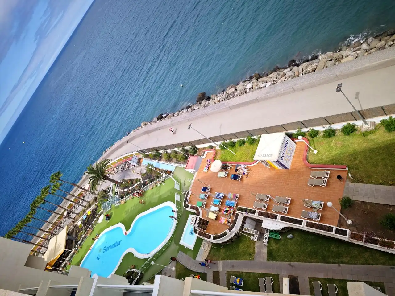 Schwimmbecken von Wohnung zum Verkauf in Mogán mit Terrasse, Möbliert und Balkon