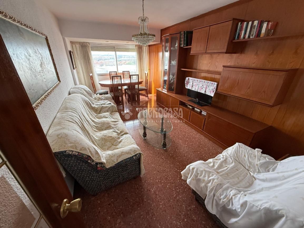 Living room of Flat for sale in  Zaragoza Capital  with Heating and Terrace