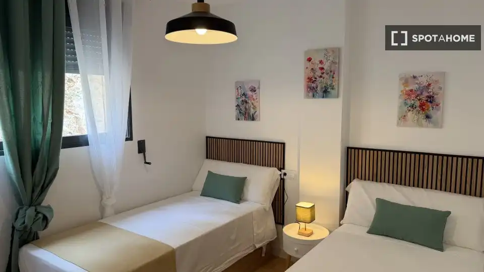 Bedroom of Flat for rent in Cullera  with Air Conditioner, Heating and Furnished