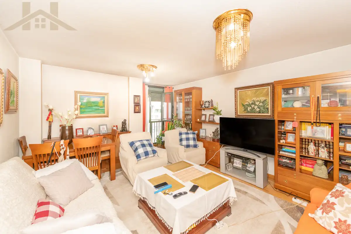 Living room of Flat for sale in Pinto  with Heating, Terrace and Balcony