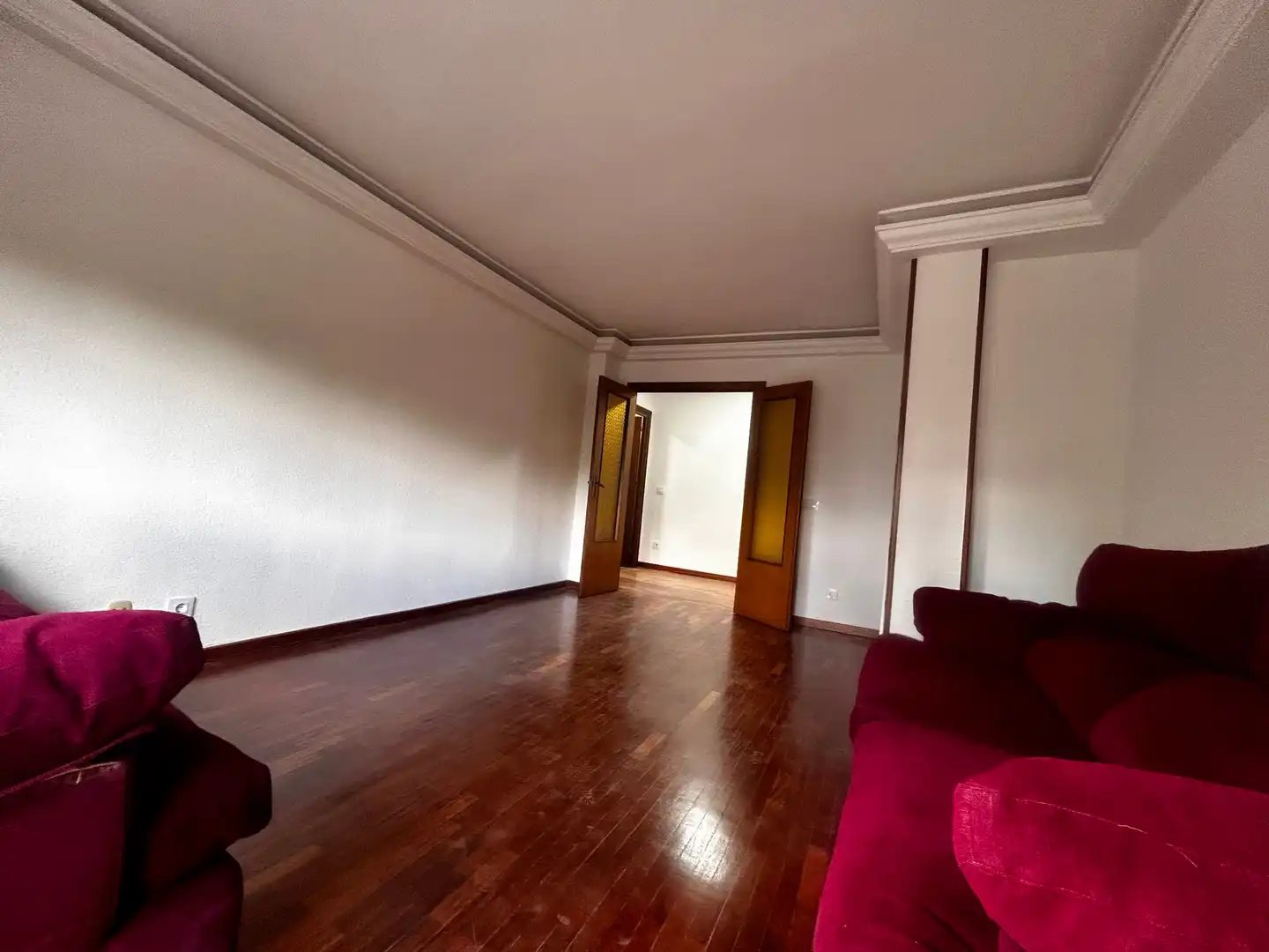 Sala de estar de Piso de alquiler en Ávila con Calefacción, Parquet y Horno