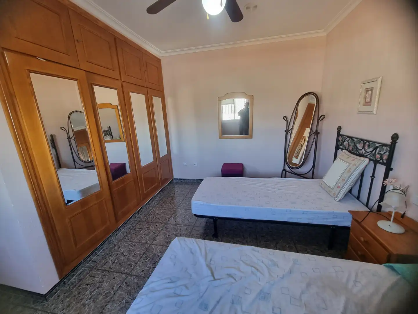 Habitación de Finca rústica en venta en Pechina con Aire acondicionado, Calefacción y Jardín privado