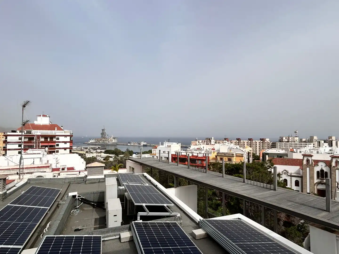 Terrasse von Dachboden zum Verkauf in Santa Cruz de Tenerife mit Privatgarten, Parkett und Schwimmbad