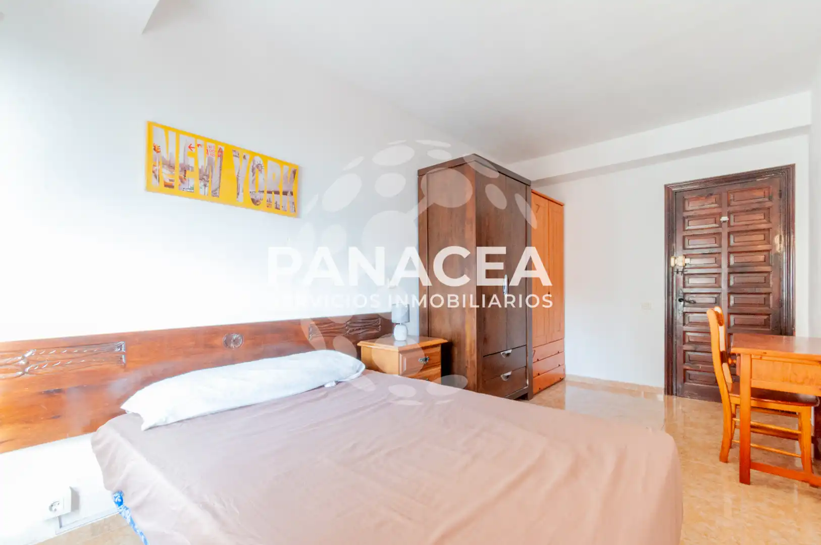Bedroom of Flat for sale in Almería  with Furnished, Washing machine and Microwave