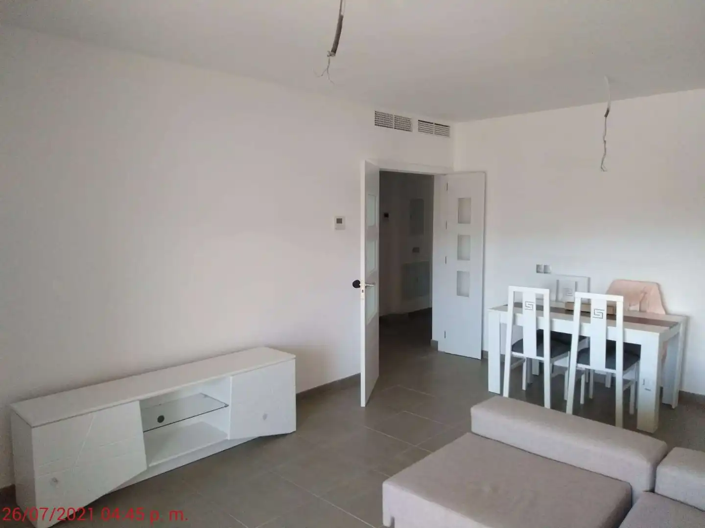 Sala d'estar de Apartament per a compartir en Málaga amb Aire condicionat, Terrassa i Moblat
