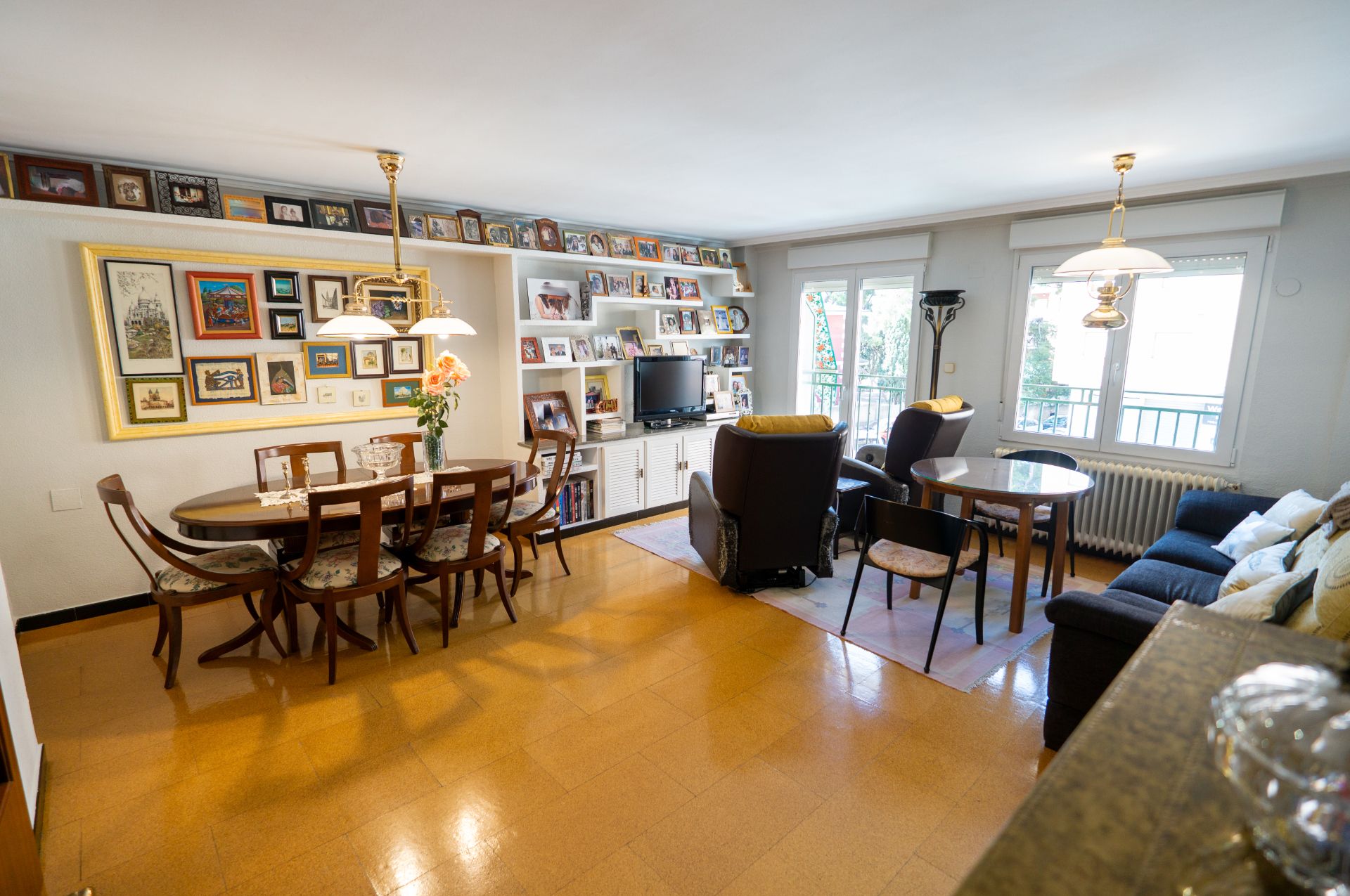 Living room of Flat for sale in Ibi  with Heating, Parquet flooring and Terrace