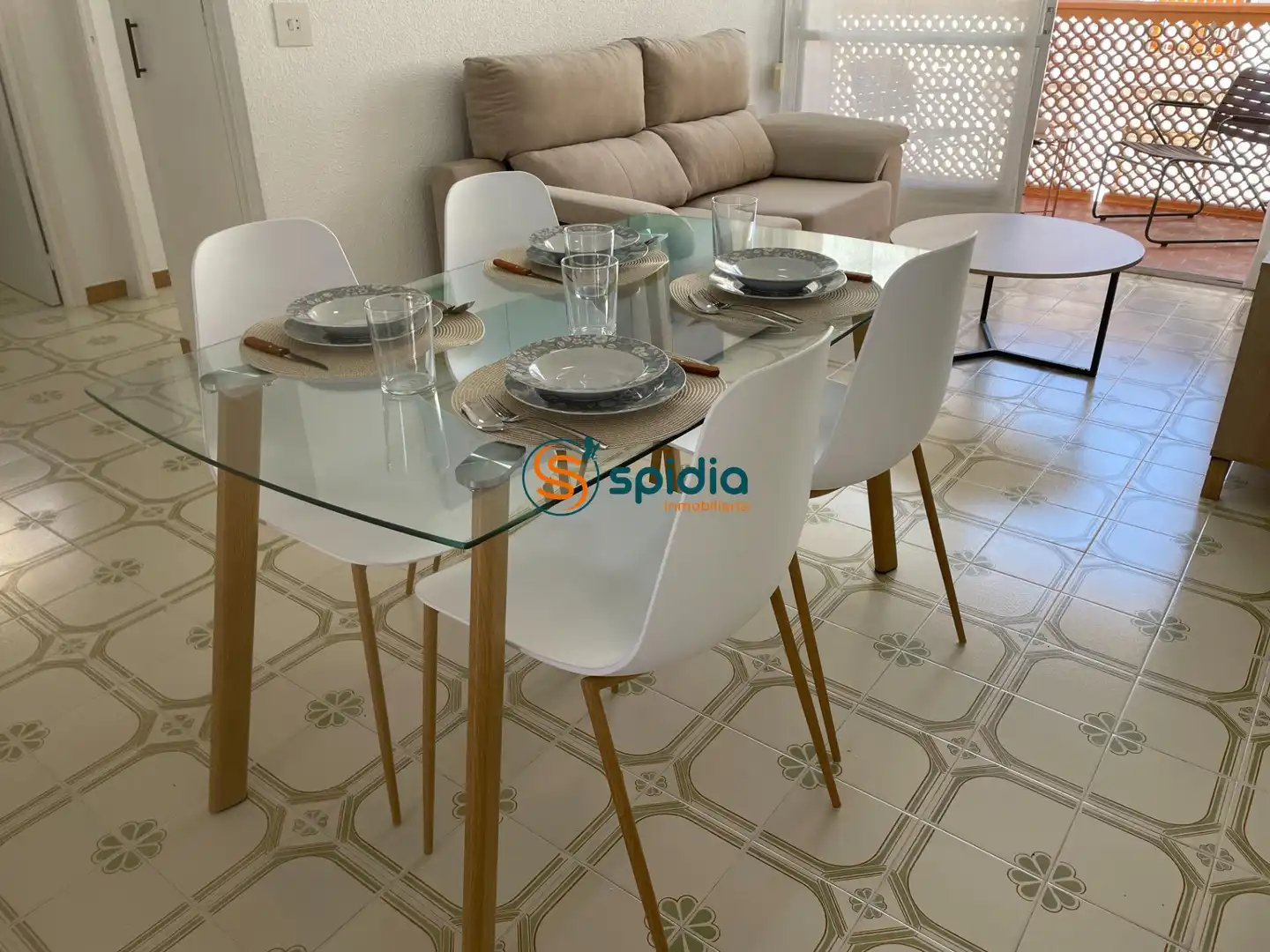 Comedor de Apartamento de alquiler en Águilas con Balcón