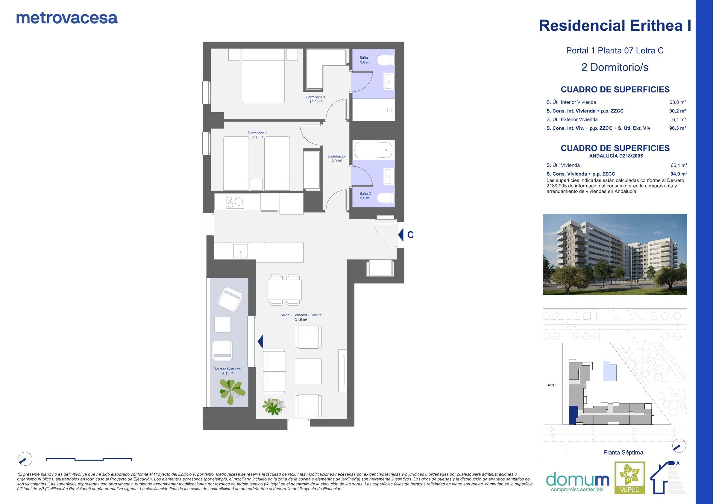 Flat for sale in José Rodríguez de la Borbolla, s/n, Entrenúcleos