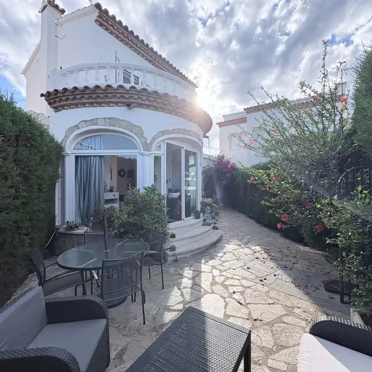 Terrasse von Haus oder Chalet zum Verkauf in Mont-roig del Camp mit Klimaanlage, Heizung und Privatgarten