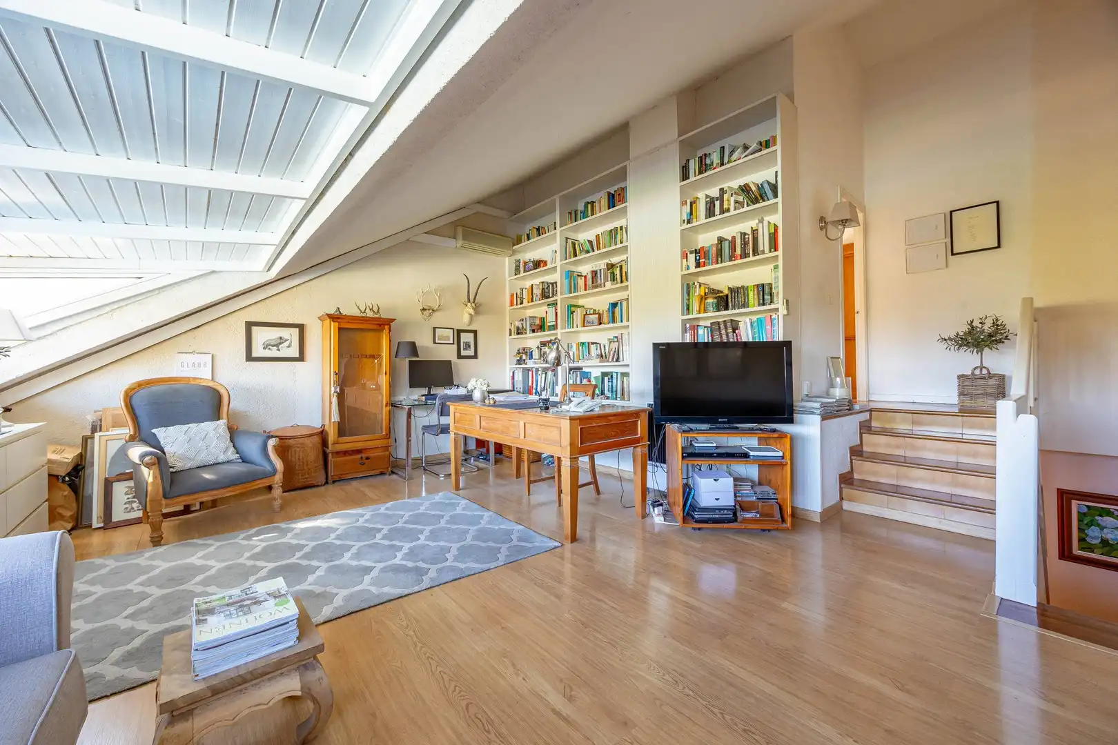 Sala de estar de Casa o chalet en venta en Santa Brígida con Calefacción, Jardín privado y Terraza