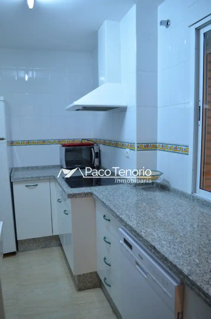Cocina de Apartamento de alquiler en La Antilla con Terraza, Amueblado y Lavadora