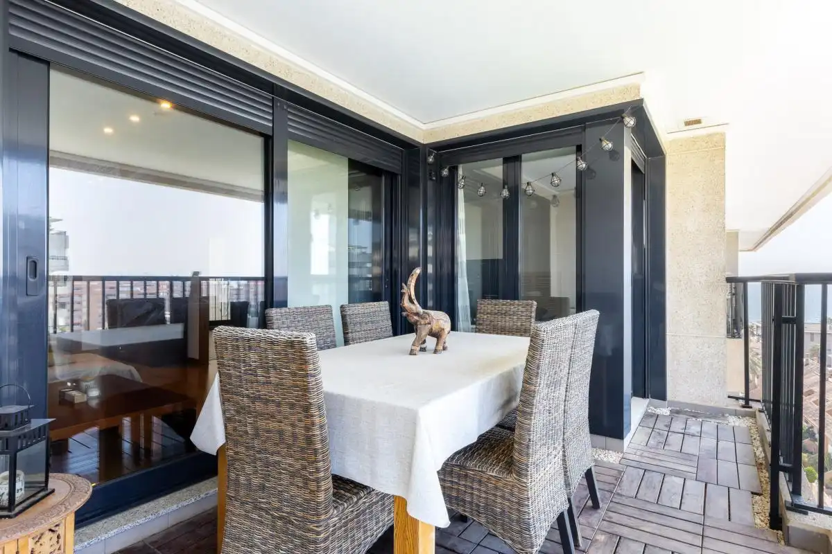 Terrace of Flat for rent in Alboraya  with Air Conditioner, Heating and Private garden