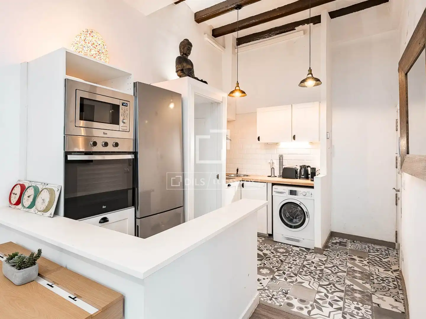 Cocina de Piso en venta en Barcelona con Aire acondicionado, Parquet y Amueblado