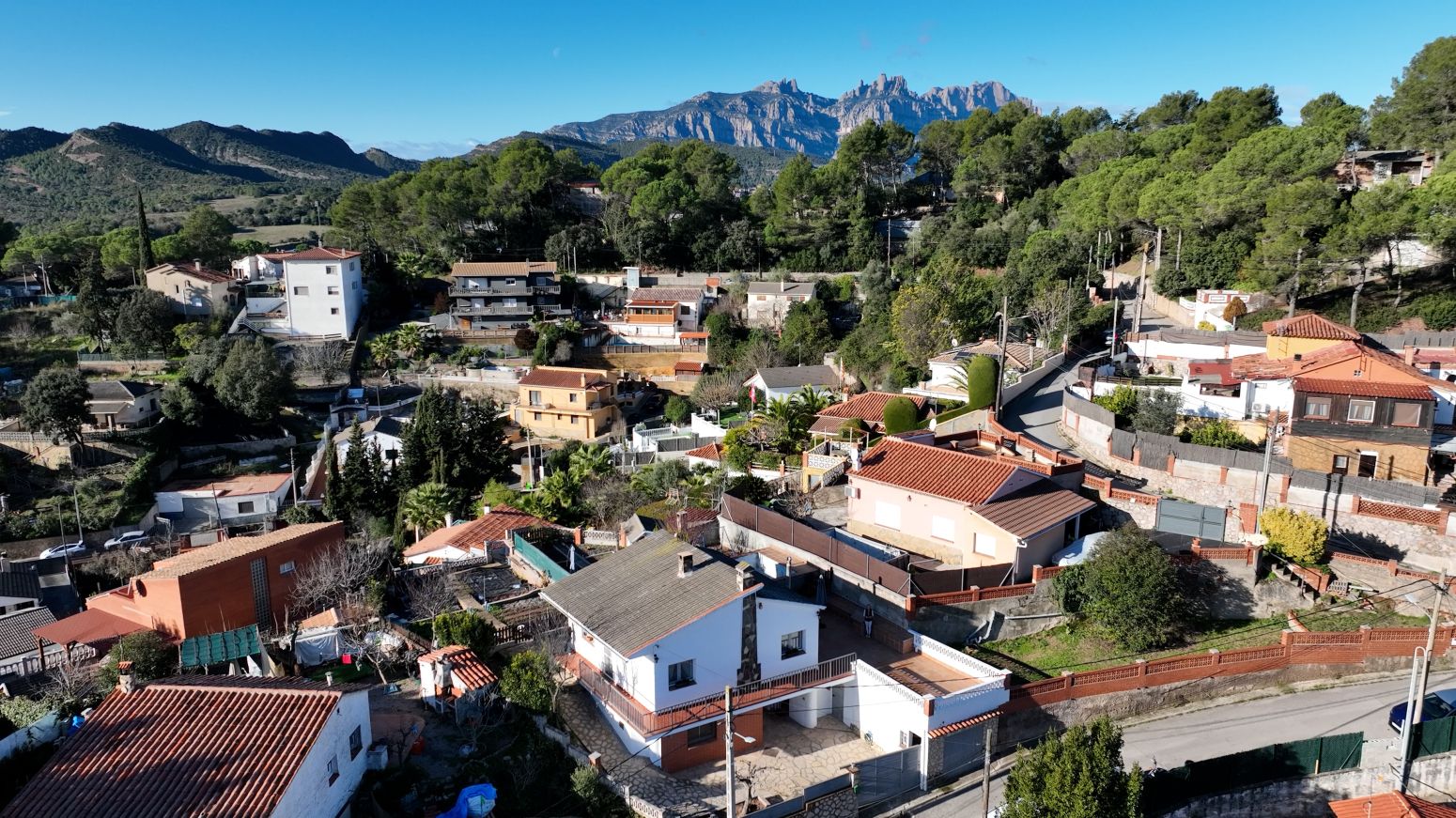 Vista exterior de Casa o xalet en venda en Vacarisses amb Calefacció i Jardí privat