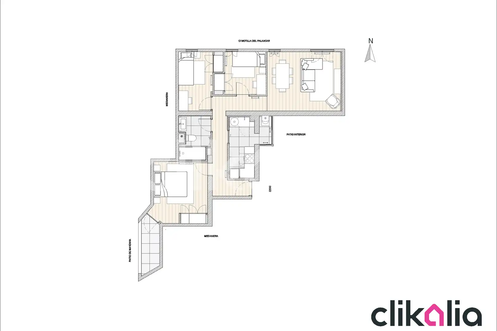 Flat for sale in Madrid  with Air Conditioner, Heating and Private garden