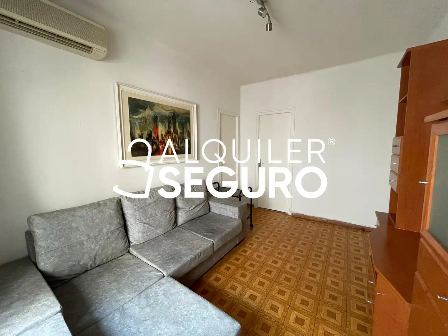 Sala d'estar de Pis de lloguer en Madrid amb Aire condicionat, Calefacció i Terrassa