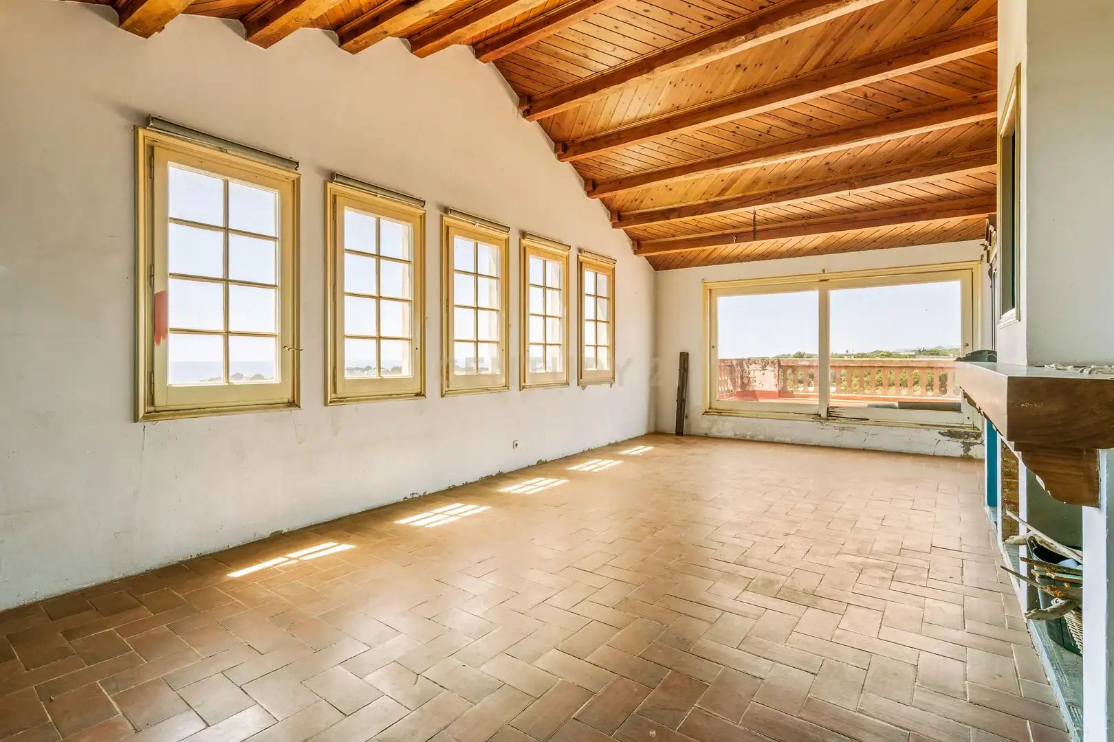 Sala de estar de Finca rústica en venta en Arenys de Mar con Jardín privado